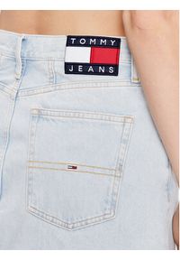 Tommy Jeans Spódnica jeansowa DW0DW15624 Błękitny Regular Fit. Kolor: niebieski. Materiał: jeans, bawełna