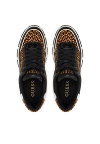Guess Sneakersy Berrett FLTBER PEL12 Czarny. Kolor: czarny. Materiał: skóra #5