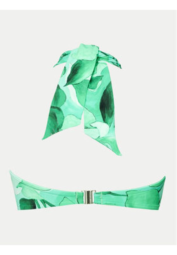 Seafolly Góra od bikini Secret Garden 33816-220 Zielony. Kolor: zielony. Materiał: syntetyk