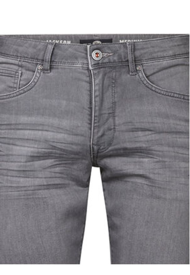 Petrol Industries Szorty jeansowe M-ROS-SHO001 Szary Slim Fit. Kolor: szary. Materiał: bawełna