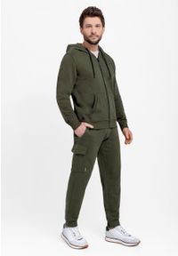 Volcano - Joggery cargo N-SAVE. Kolor: brązowy. Materiał: dzianina, dresówka, materiał #1