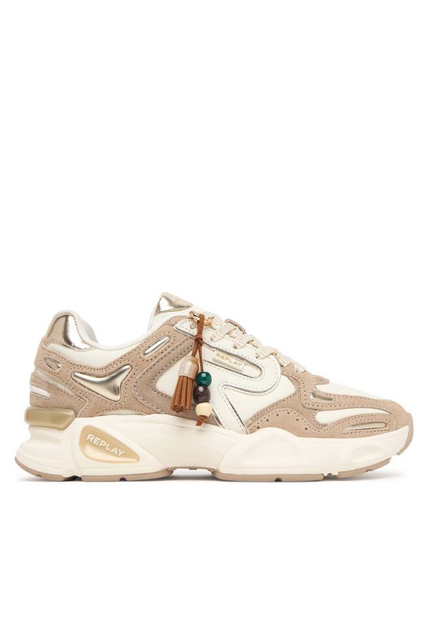 Replay - Sneakersy REPLAY. Kolor: kremowy
