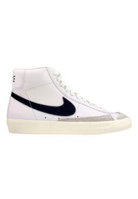 Buty do chodzenia męskie Nike Blazer Mid 77 Vintage. Wysokość cholewki: za kostkę. Zapięcie: sznurówki. Kolor: biały. Materiał: skóra, syntetyk, tkanina, materiał. Szerokość cholewki: normalna. Sport: turystyka piesza