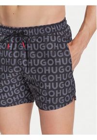 Hugo - HUGO Szorty kąpielowe Tortuga 50535412 Czarny Regular Fit. Kolor: czarny. Materiał: syntetyk #4