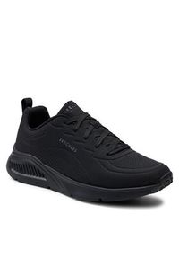 skechers - Skechers Sneakersy Uno Lite-Lighter One 183120/BBK Czarny. Kolor: czarny. Materiał: materiał