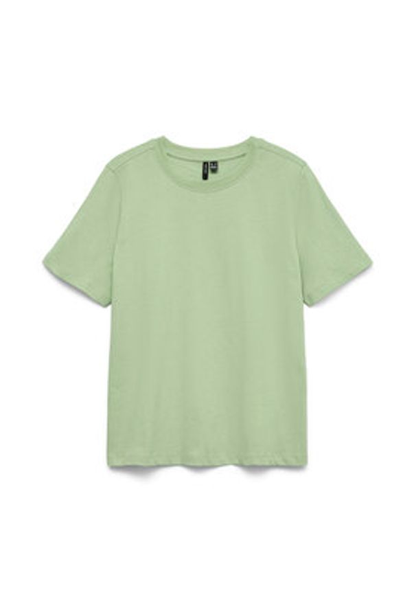 Vero Moda T-Shirt Paulina 10316991 Zielony Regular Fit. Kolor: zielony. Materiał: bawełna