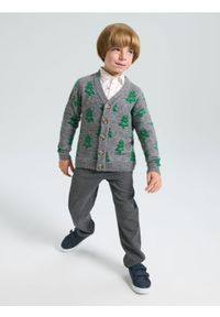 Sinsay - Sweter z motywem świątecznym - szary. Kolor: szary. Styl: wizytowy