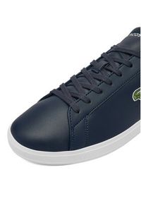 Lacoste Sneakersy C-COURT BASE 48SMA0112_092 Granatowy. Kolor: niebieski. Materiał: skóra #7