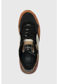 Pepe Jeans sneakersy LONDON FOREST M kolor brązowy PMS30992. Nosek buta: okrągły. Kolor: brązowy. Materiał: guma #2