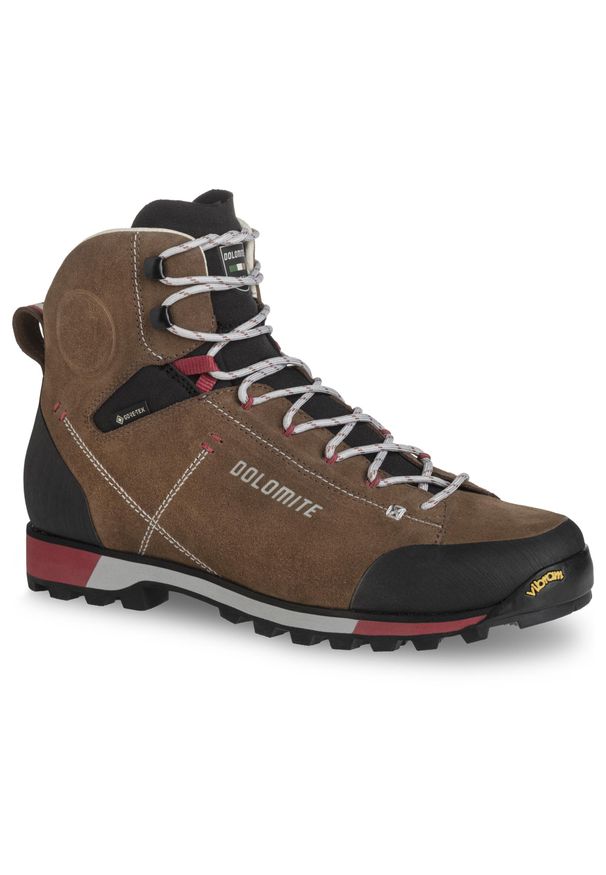 Buty trekkingowe męskie Dolomite Cinquantaquattro Hike Evo GTX. Kolor: wielokolorowy, brązowy, zielony. Sport: turystyka piesza
