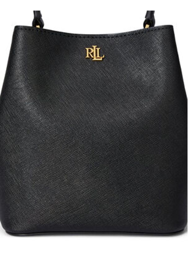 Lauren Ralph Lauren - LAUREN RALPH LAUREN Torebka 431969365001 Czarny. Kolor: czarny. Materiał: skórzane