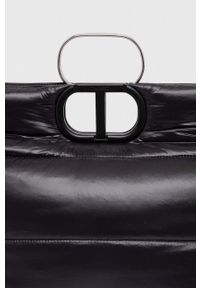 TwinSet - Twinset torebka kolor czarny. Kolor: czarny #5