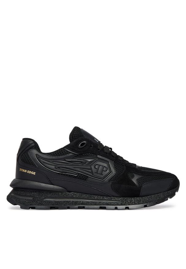 Philipp Plein - PHILIPP PLEIN Sneakersy SAFS MSC4074 PLE022N Czarny. Kolor: czarny. Materiał: materiał
