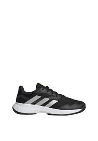 Obuwie tenisowe Mężczyzna Adidas Courtjam Control czarny. Kolor: biały, wielokolorowy, czarny, szary. Sport: tenis
