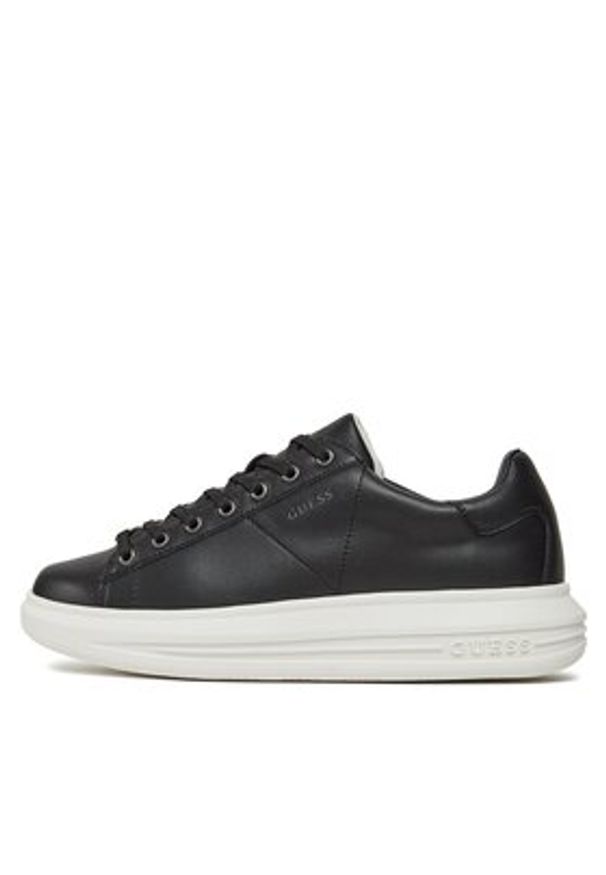 Guess Sneakersy FM8VIB LEM12 Czarny. Kolor: czarny. Materiał: skóra