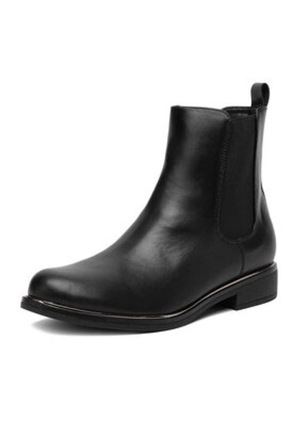 Clara Barson Botki CEO-WS13576-05 Czarny. Kolor: czarny. Materiał: materiał, skóra