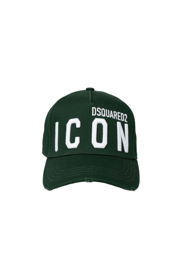 DSQUARED2 - Dsquared2 Bejsbolówka | BCM0673 05C00001 | Mężczyzna | Zielony. Kolor: zielony. Materiał: bawełna