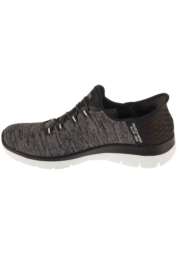 skechers - Buty sportowe Sneakersy damskie, Summits - Dazzling Haze. Kolor: czarny. Sport: turystyka piesza