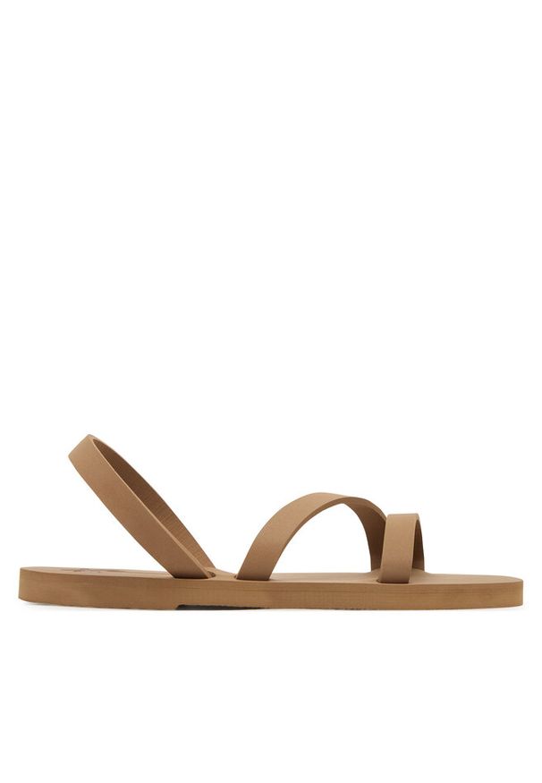 Sandały Manebi. Kolor: brązowy