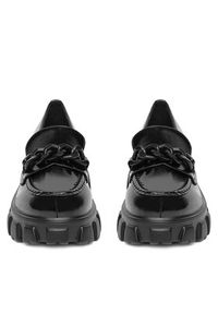 DeeZee Loafersy 17090-2 Czarny. Kolor: czarny. Materiał: skóra #7