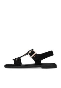 U.S. Polo Assn. Sandały EO-ALYS001W/6S1 Czarny. Kolor: czarny. Materiał: skóra, zamsz #6
