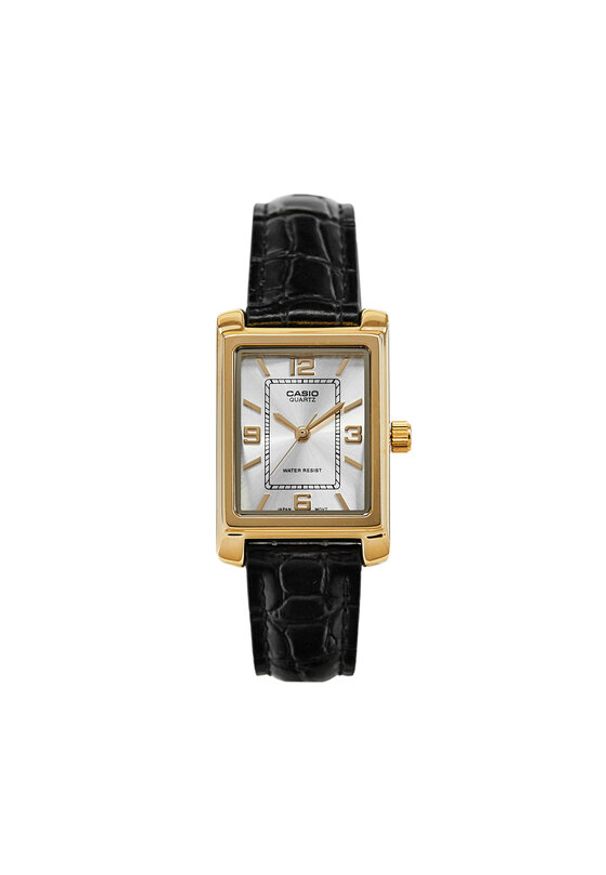 Casio Zegarek LTP-1234PGL-7A2EF Czarny. Kolor: czarny