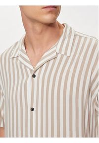 Jack & Jones - Jack&Jones Koszula Jeff 12249367 Beżowy Relaxed Fit. Kolor: beżowy. Materiał: wiskoza #8