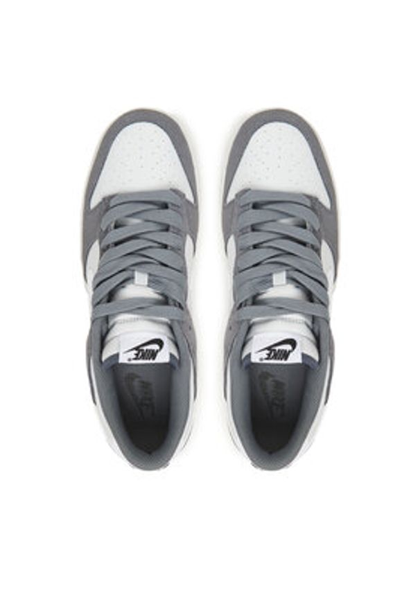 Nike Sneakersy Dunk Low Retro Se IB6399 001 Szary. Kolor: szary. Materiał: zamsz, skóra