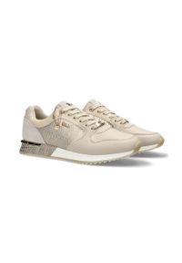 MEXX - Mexx sneakersy Fleur kolor beżowy MXK039902W. Nosek buta: okrągły. Zapięcie: sznurówki. Kolor: beżowy. Materiał: guma #8