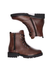 Remonte Trzewiki D8671-22 Brązowy. Kolor: brązowy. Materiał: skóra #6