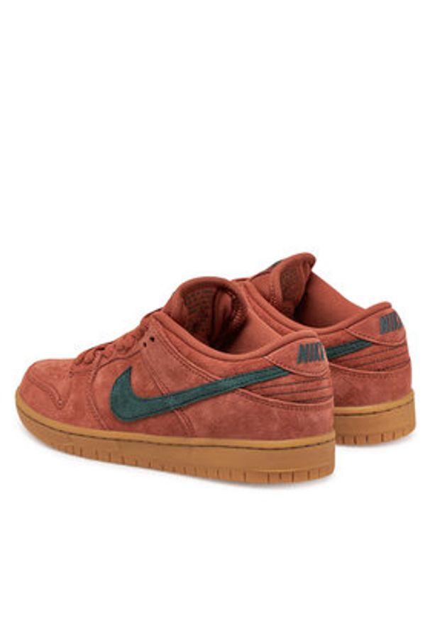 Nike Sneakersy Sb Dunk Low Pro HF3704 800 Pomarańczowy. Kolor: pomarańczowy. Materiał: zamsz, skóra