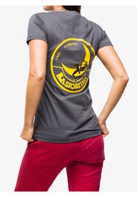 LA SPORTIVA - Koszulka wspinaczkowa damska La Sportiva Climbing on the Moon T-Shirt. Kolor: szary