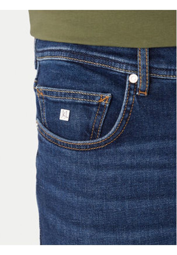 Karl Lagerfeld - KARL LAGERFELD Jeansy 265501 500890 Niebieski Regular Fit. Kolor: niebieski