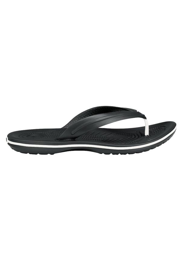Japonki unisex Crocs Crocband Flip. Kolor: czarny. Materiał: materiał, syntetyk