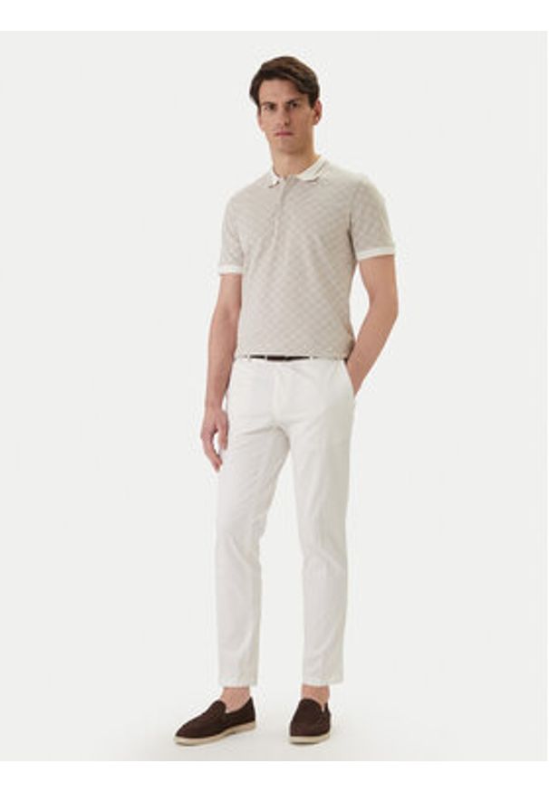 JOOP! Polo JJ-Jessino 30101930 Beżowy Regular Fit. Typ kołnierza: polo. Kolor: beżowy. Materiał: bawełna