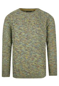 Oryginalny Sweter Męski Pioneer – Bawełna – Melanżowa Tkanina - Kolorowy. Kolor: wielokolorowy. Materiał: bawełna. Wzór: kolorowy, melanż. Sezon: lato