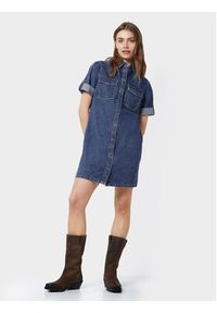 Noisy may - Noisy May Sukienka jeansowa New Signe 27030040 Niebieski Loose Fit. Kolor: niebieski. Materiał: bawełna #6