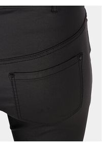 Zizzi Spodnie materiałowe M20125A Czarny Super Slim Fit. Kolor: czarny. Materiał: wiskoza #4