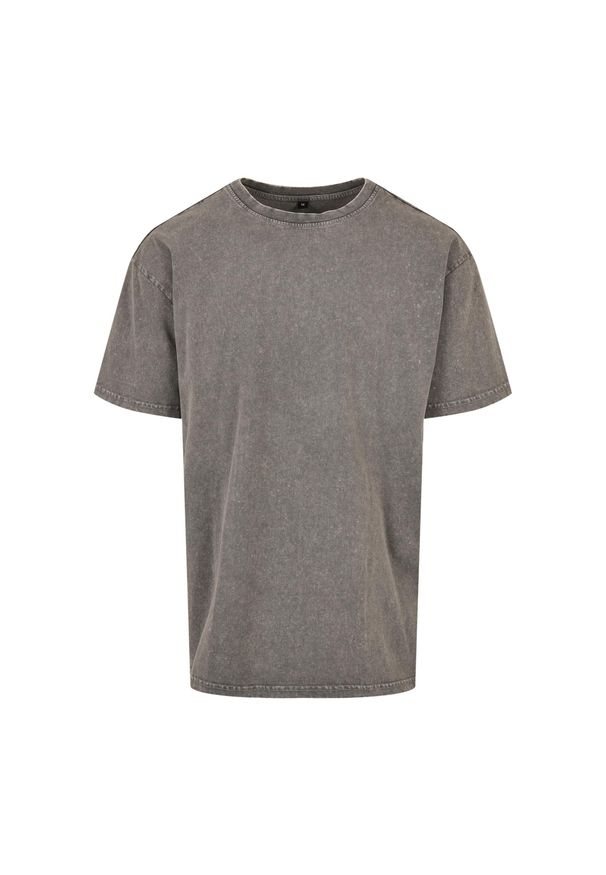 BUILD YOUR BRAND - Koszulka Unisex Adult Acid Wash Heavy Oversized T-shirt. Kolor: szary