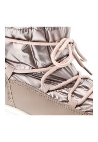 Złoty Róż Śniegowce Filippo Stylowe Damskie Buty Na Platformie. Kolor: złoty. Obcas: na platformie. Styl: elegancki #4