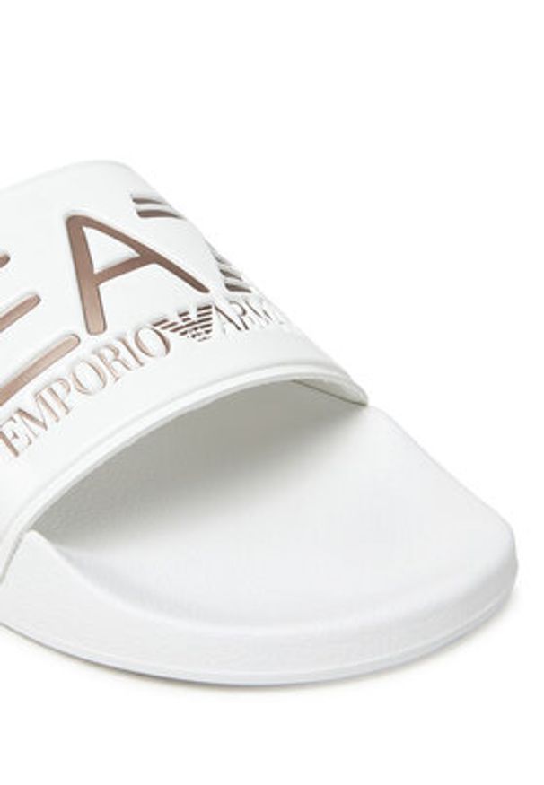 EA7 Emporio Armani Klapki 7X000108 AF15118 MZ095 Biały. Kolor: biały