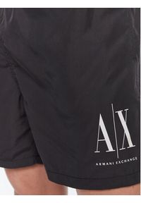 Armani Exchange Szorty kąpielowe 953034 CC623 0002 Czarny Regular Fit. Kolor: czarny. Materiał: syntetyk