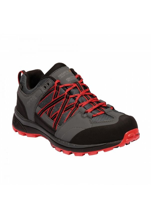 Regatta - Damskie Buty Trekkingowe Lady Samaris Low II. Kolor: czerwony, wielokolorowy, szary