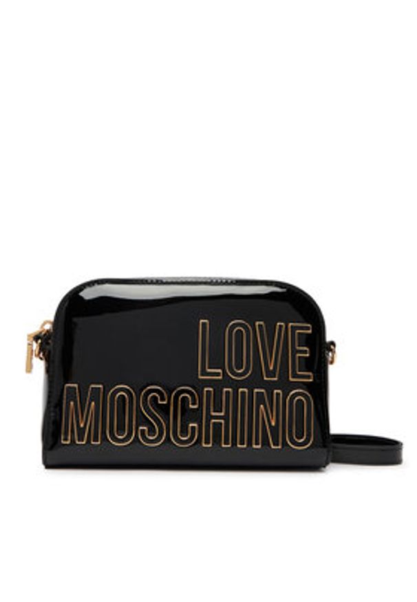 Love Moschino - LOVE MOSCHINO Torebka JC4250PP0OKE100A Czarny. Kolor: czarny. Materiał: skórzane