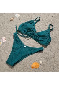 Intica - bikini push-up plażowe z regulowanymi ramiączkami Arub. Kolor: biały. Materiał: tkanina #2