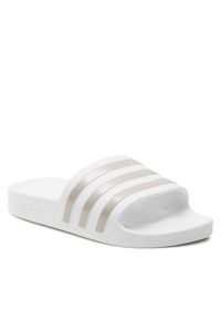 Adidas - adidas Klapki Adilette Aqua EF1730 Biały. Kolor: biały