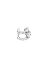 Guess Nausznica JUBE04 660JW Srebrny. Materiał: metalowe. Kolor: srebrny