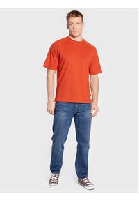 Redefined Rebel T-Shirt Thomas 211126 Czerwony Regular Fit. Kolor: czerwony. Materiał: bawełna #2