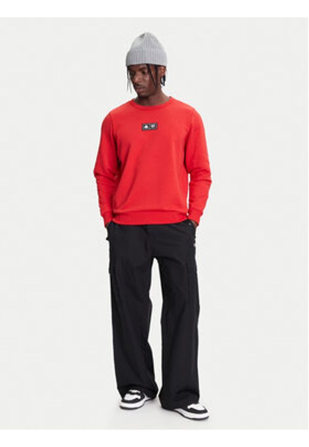 Kappa Bluza Authentic Nymphe 321Y1MW Czerwony Comfort Fit. Kolor: czerwony. Materiał: bawełna