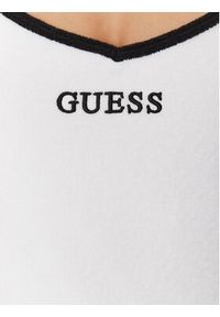 Guess Sukienka codzienna E5GK15 KCQV1 Biały Bodycon Fit. Okazja: na co dzień. Kolor: biały. Materiał: bawełna. Typ sukienki: bodycon, proste. Styl: casual